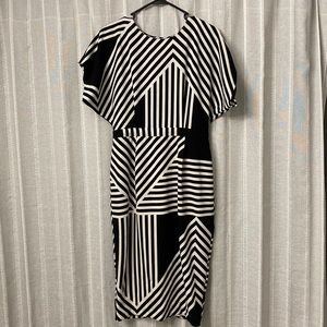 ASOS Black and White Dress
